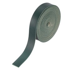 Faux Leather Straps, 1/2" x 70.9" Leather Strip 1.4mm Thick, Green 