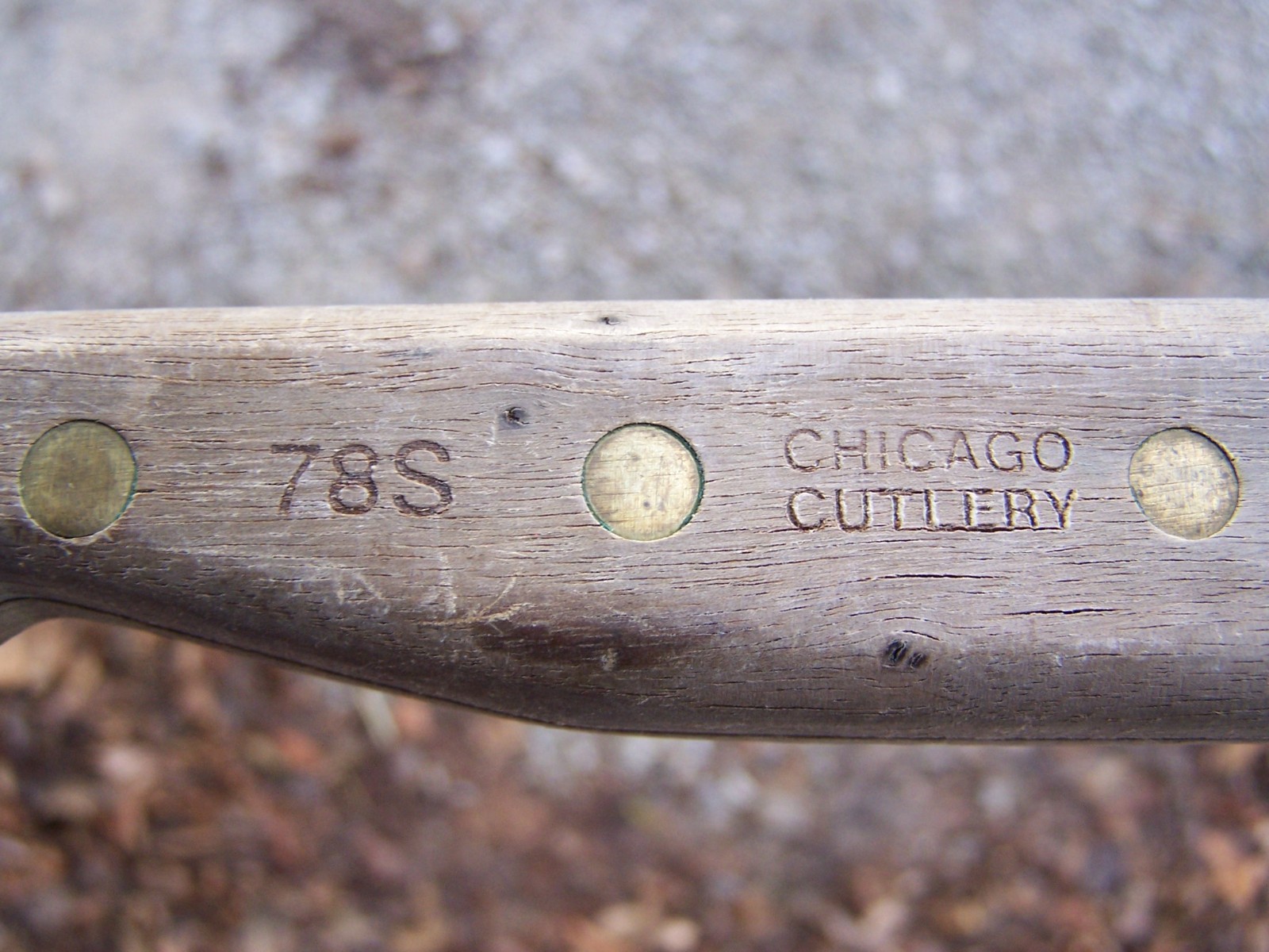 78S CHICAGO CUTLERY Wood Handled Filet / Boning Knife