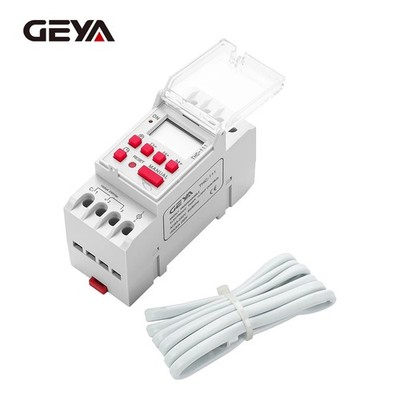 GEYA Light Control Weekly Programmable Timer Relay Switch AC85-250V & Photocell