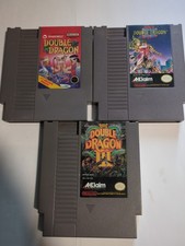 Double Dragon + II The Revenge + III The Sacred Stones NES Nintendo 3 Games Lot