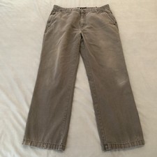 Weatherproof Pants Mens 34x30 Straight Leg Casual Pockets Steel Gray Black