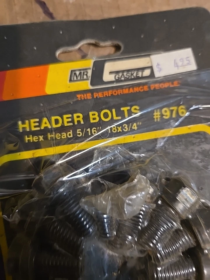 Parafusos de cabeçalho Mr. Gasket 976 - 5/16-18 x 3/4 polegadas cabeça sextavada - óxido preto 13 peças  - Imagem 2 de 2