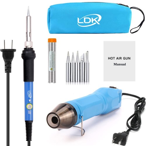 Mini Heat Gun & Electric Soldering Iron Kit, Electrical Heat Tool for DIY Shr... - Picture 1 of 9