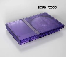 Playstation 2 Slim PS2 Full Replacement Console Shell Housing Transparent Purple