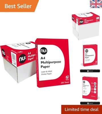 Glattes A4 Mehrzweck-Druckpapier - 500 Blatt für klare, klare Ergebnisse