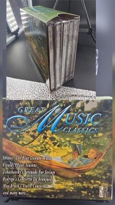 Great Music Classics 5 CD Set Brand New 4CDs Sealed, 1CD Unsealed. Excellent 