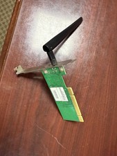 Tarjeta PCI LAN inalámbrica AZIO AWD154A con antena s/n hw9cx001362