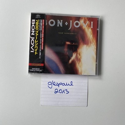 Bon Jovi 7800° Degrees Fahrenheit Japan 2CD Remastered 1998 PHCR-90013/4