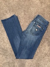 Hudson Women’s Blue Jeans Size 28 Bootcut Made In USA Y2K