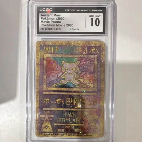 Pokémon Ancient Mew Movie 2000 Promo Holo CGC 10 1/1 2000 30 HP English Card
