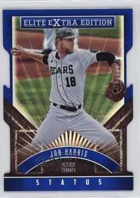2015 Panini Elite Extra Edition Status Blue Die-Cut 23/100 Jon Harris #30 0ty6