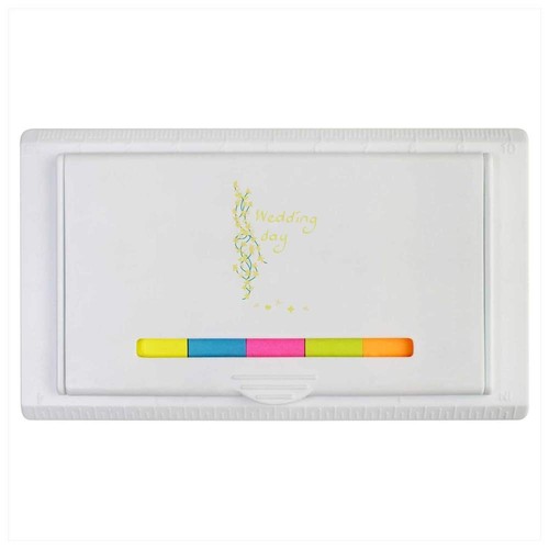 'Wedding Day Celebrations ' Sticky Note Ruler Pad (ST00038754) | eBay