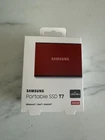 Samsung Portable SSD T7 500GBExternal USB-C SSD - New FactorySealed - Red