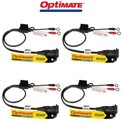 OptiMate O1 SAE71 wetterfeste Ösenleitung x4 Stück