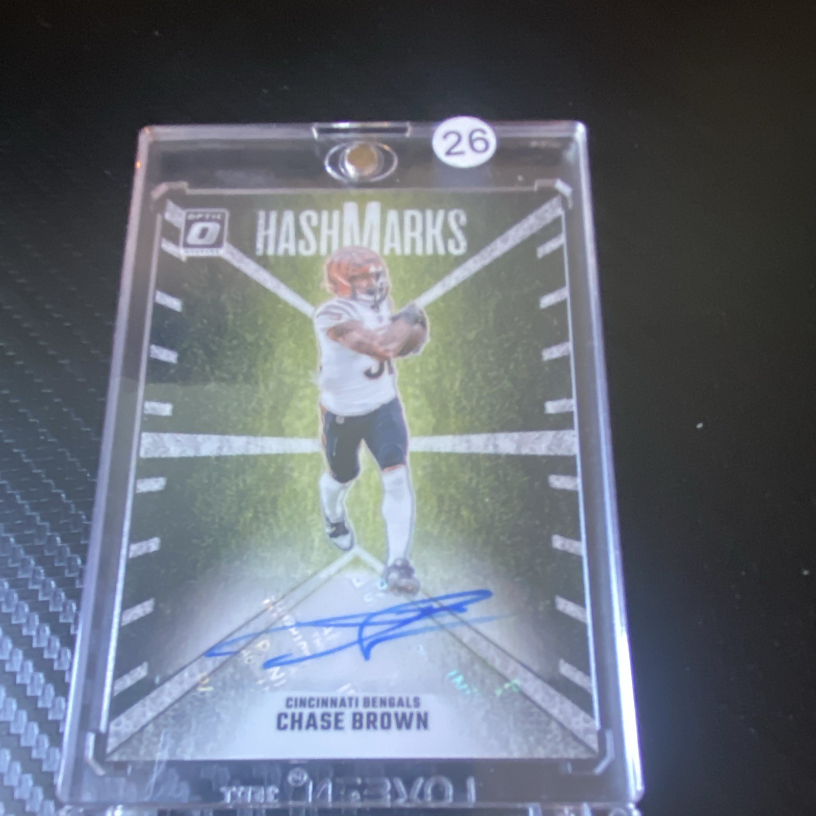 2024 Panini Optic Hash Marks CHASE BROWN Auto