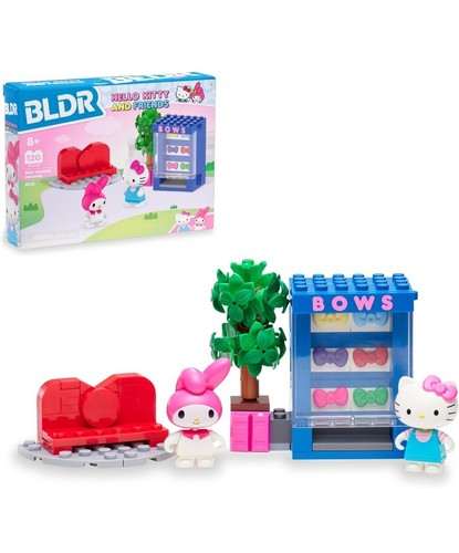 🧱BLDR Hello Kitty Building  Block Set 120pcs My Melody Bow Vending Machine NIB - Picture 1 of 6