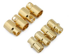 Samix 8mm High Current Bullet Plug Connectors Set 4 Male/4 Female SAMBP8-004