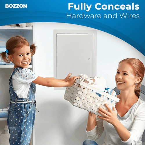 Zugangsblende für Trockenbau mit Schraubendreherriegel 14 x 29 Zoll Metalltür A 1,2 mm - Bild 5 von 9