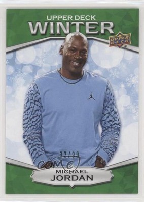 2018 Upper Deck Singles Day Winter Green 32/99 Michael Jordan #W-1 HOF g5j
