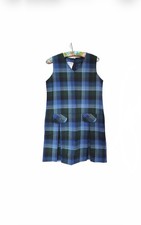 1960s Pleated Checked Dress 