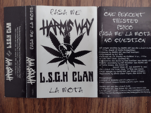 Harm's Way and the L.S.G.H. Clan: Pasa Me La Mota cassette, 1996, plays great - Picture 6 of 7