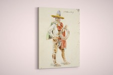 Charles Marion Russell - Friend Bob Letter Illustration I - Paper or Canvas
