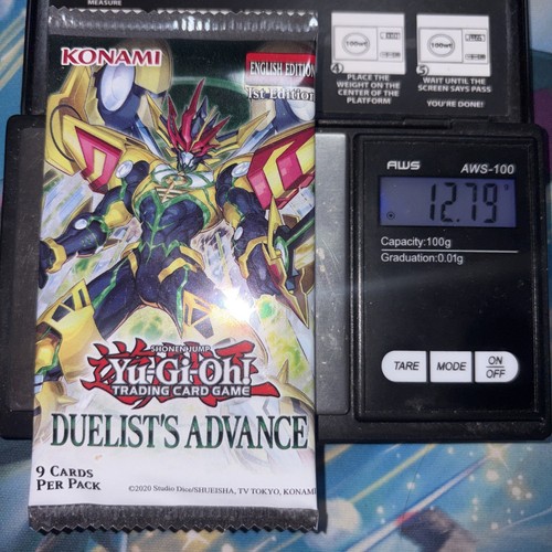 Heavy 12.79g Yu Gi Oh Sealed Duelist's Advance Booster Pack