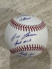 SUPER RARE Jose Canseco FCK MLB SELIG CAN FCK HIMSELF STAT SIGNED AUTO BASEBALL