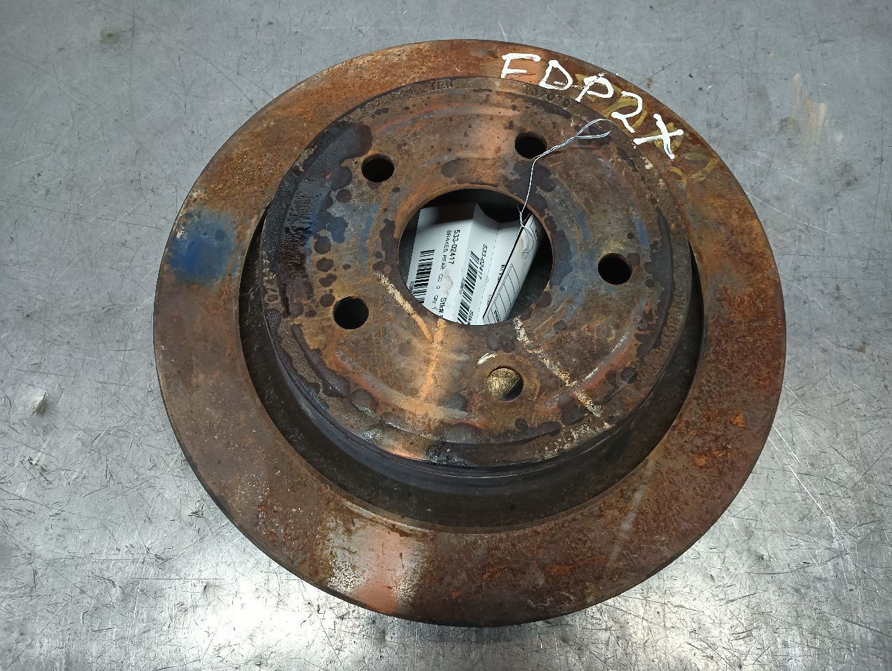 Rear Rotor from 2003 Dodge Ram 1500 12986115