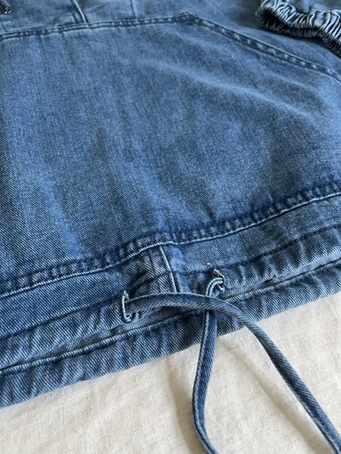 Awesome Denim Women’s Drawstring Hoodie Pullover By DAZY size XL - Picture 6 of 16