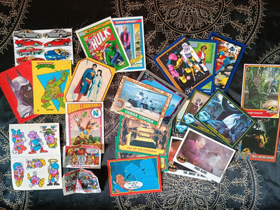 Vintage Rare 80's / 90's Collectibles, Cards and decals. Topps. TV shows. Movies