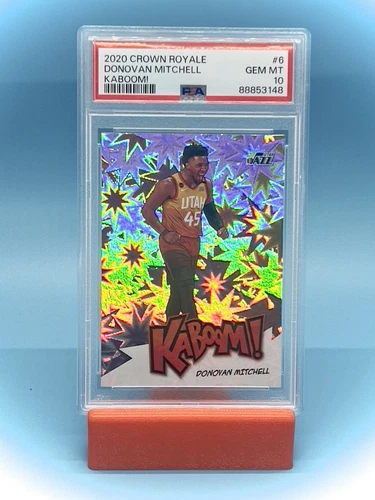 2020 Crown Royale Donovan Mitchell Kaboom! Case Hit #6 PSA 10 SSP
