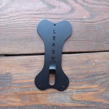 Wall Hook , Leash Hook Handmade, Black Dog Hook .