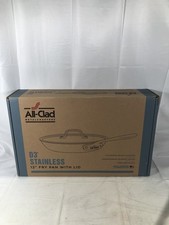 All-Clad D3 Stainless 12" Fry Pan with Lid 