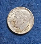 1951 P Roosevelt Dime 10c 90% Silver