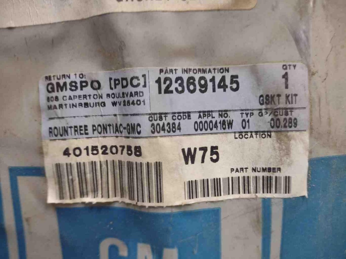 1994 To 97 350 Engine Valve Grind Gasket Set 12369145 | eBay 