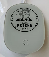 Trump Best Friend Ever Coffee Cup Warmer Automatic  Shut Off TESTED*