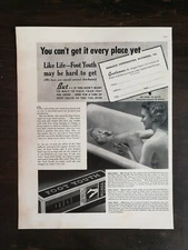 Vintage 1937 Foot Youth Cream Full Page Original Ad 324