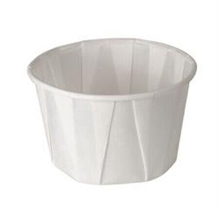 SOLO Treated Paper Souffle Cups, 2 oz, White, 250/Bag, 20 Sleeves, 5000/CS Popularne SAL