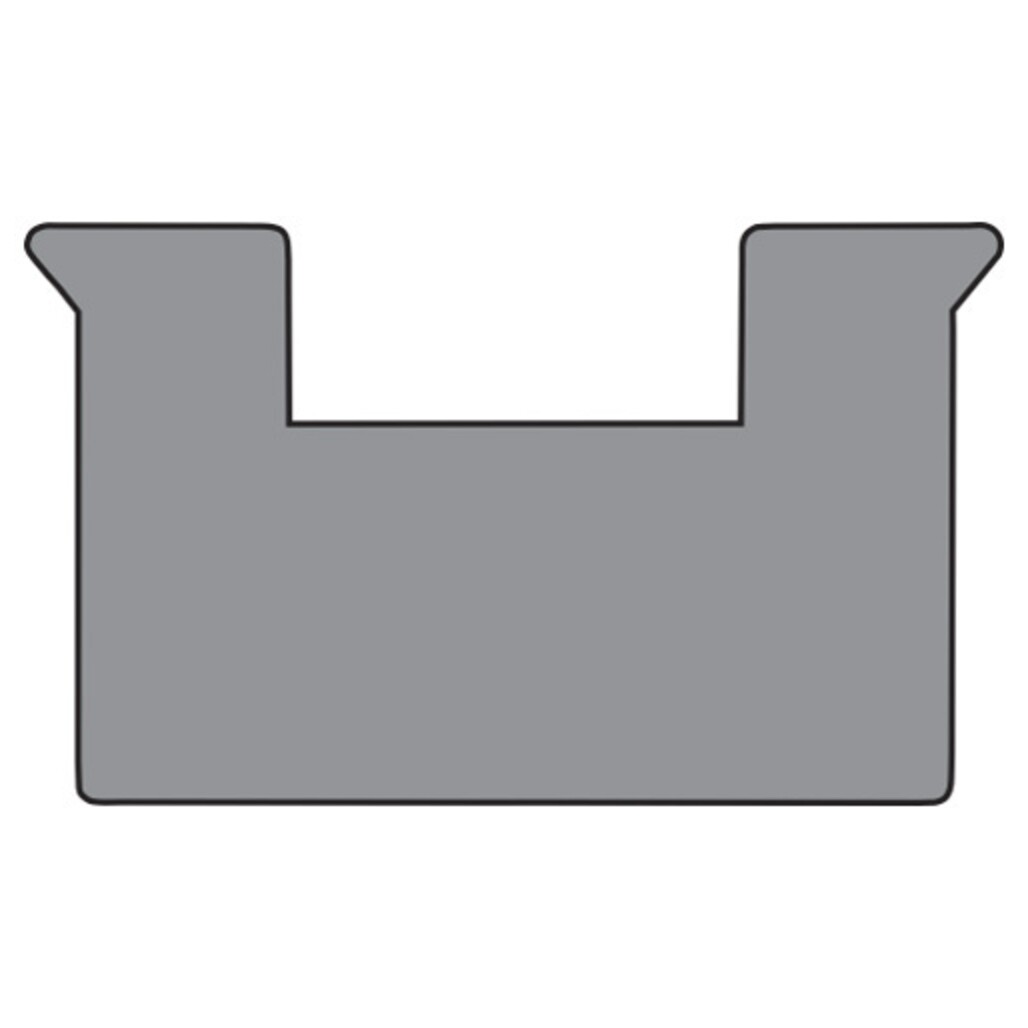 Floor Mats for 2001-2004 Chevrolet Corvette Z06 Cargo Mat (BP283) Cutpile 1Pc