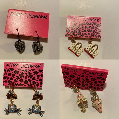 New Betsey Johnson Earrings Mixed RARE - each sold separately - Picture 7 of 11