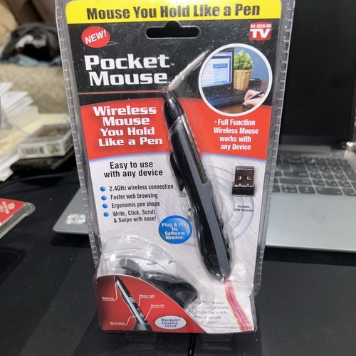 As Seen on TV POCKET MOUSE Wireless Mouse You Hold Like a Pen Sealed NEW - 第 2/3 張圖片