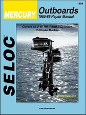 Mercury 2-40 HP 1-2 Cylinder 2-Stroke Repair Manual 1965-1989