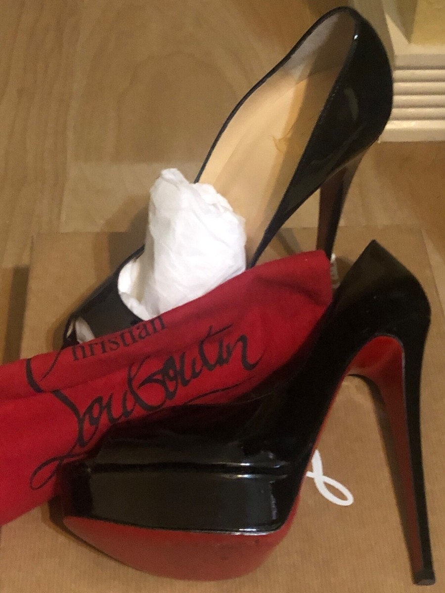 christian louboutin heels size 39 womens Black | eBay