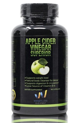 3 Bottles APPLE CIDER VINEGAR ACV Supplement Detox Weight ...