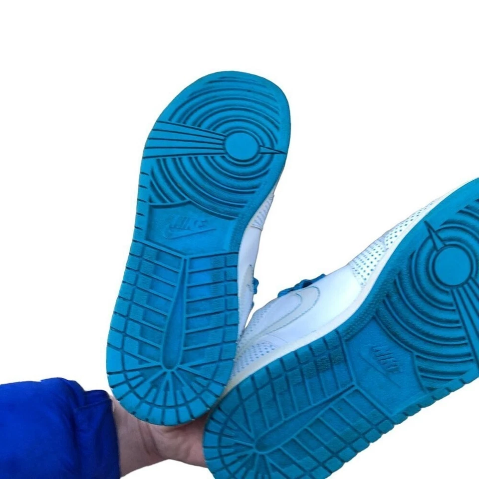 Nike Air Jordan 1 Phat 2008 bajas blancas láser azul polka talla 6 raras Foto 4 de 4