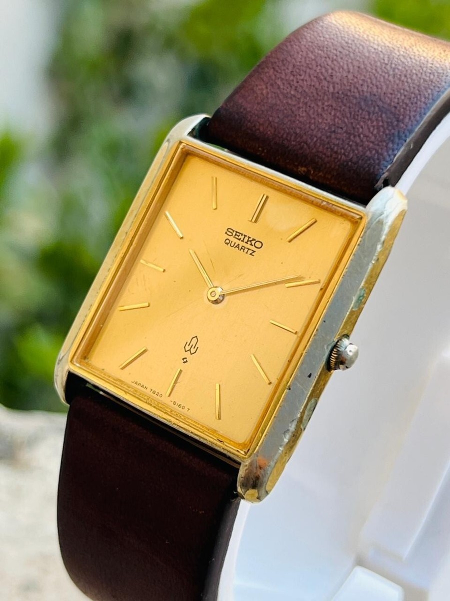SEIKO セイコー シャリオ 7820-5130 クォーツ メンズ 1987 Seiko Quartz 7820-5130 – TokeiMedic