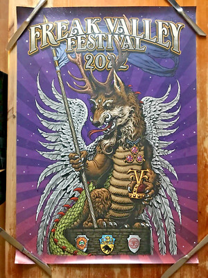''Freak Valley Festival'' Plakat, Motiv 1, in Netphen-Deuz 2022, Very Rare