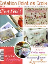 French cross stitch magazine Creation point de croix No.3