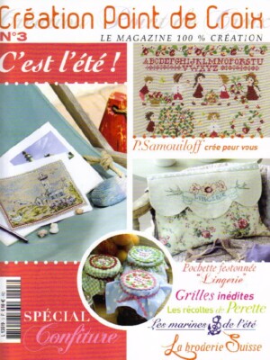 クロスステッチ 雑誌 Creation Point de Croix 12冊 French cross stitch magazine Creation point de croix No.3 | eBay